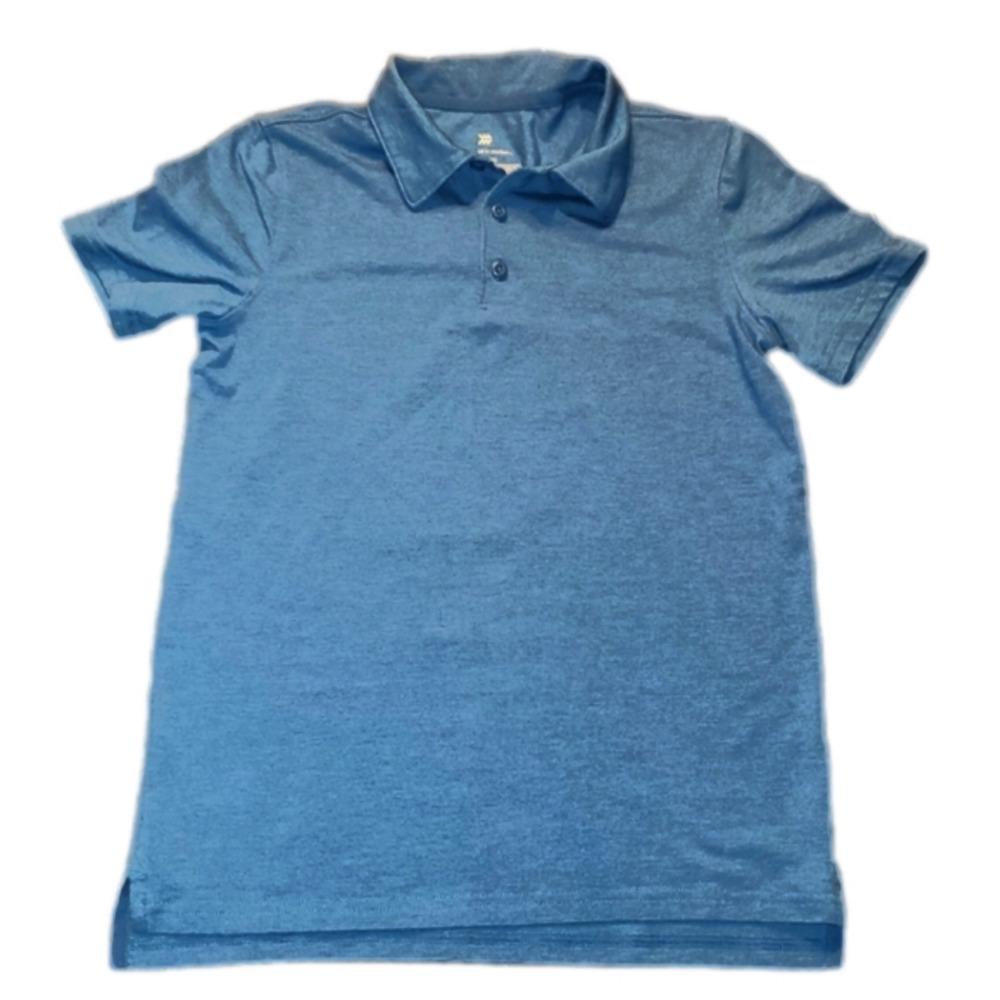 ALL IN MOTION Boy's All In Motion blue polo shirt Large 12-14